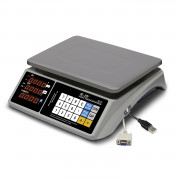 Торговые настольные весы M-ER 328 AC-6.1 TOUCH-M LED RS232 и USB